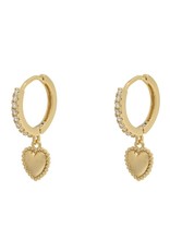 Oorbellen lovely rhinestones - goud Oorbellen lovely rhinestones - goud