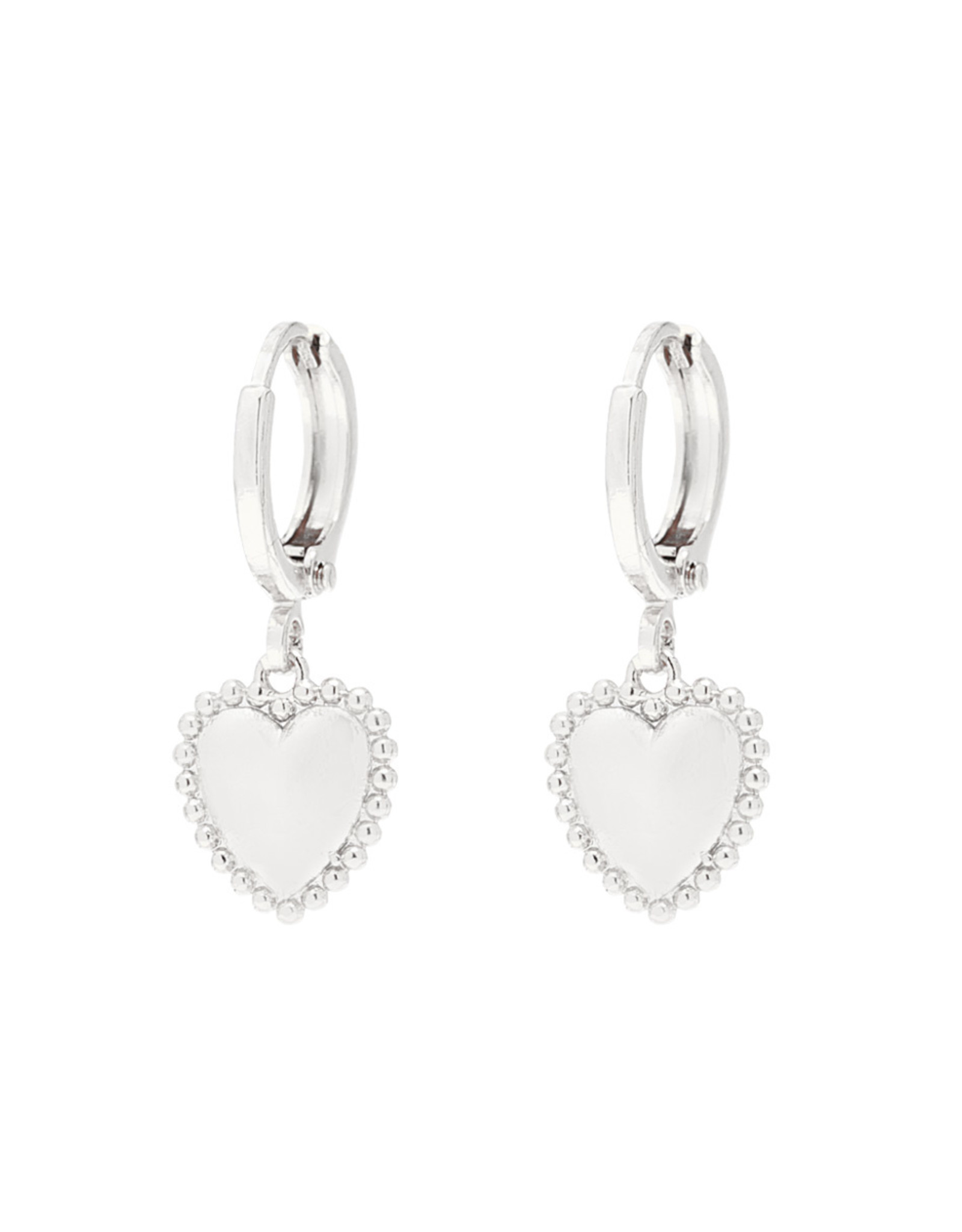 Oorbellen summer love - zilver