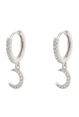 Oorbellen  sparkling moon - zilver Oorbellen  sparkling moon - zilver