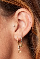 Oorbellen lovely rhinestones - zilver