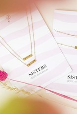 Kettingen sisters - goud