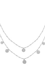 Ketting royal coins - zilver