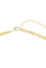 Ketting la reina layers - zilver