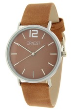 Ernest Ernest horloge cindy camel zilver