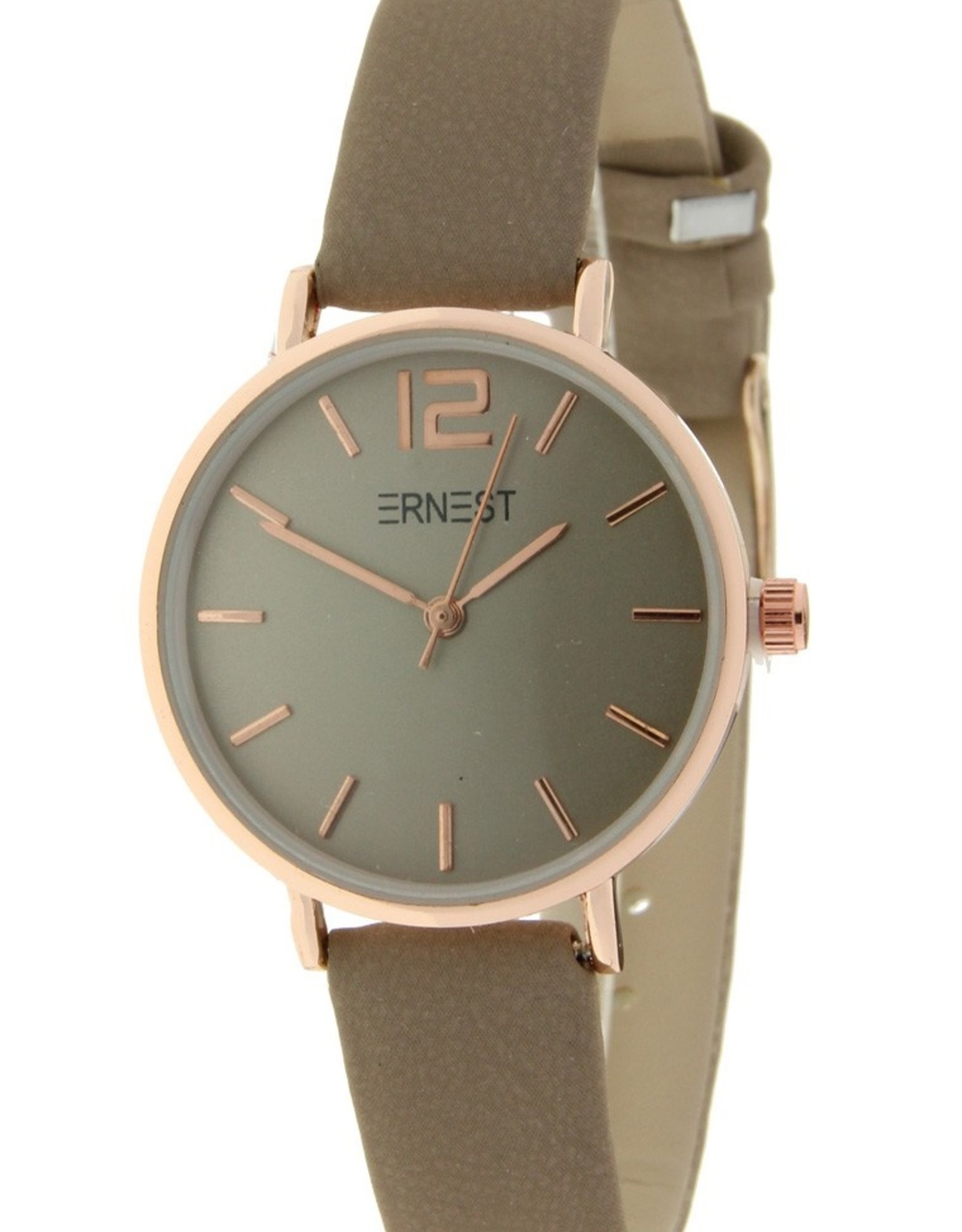 Ernest Ernest horloge taupe rosé mini