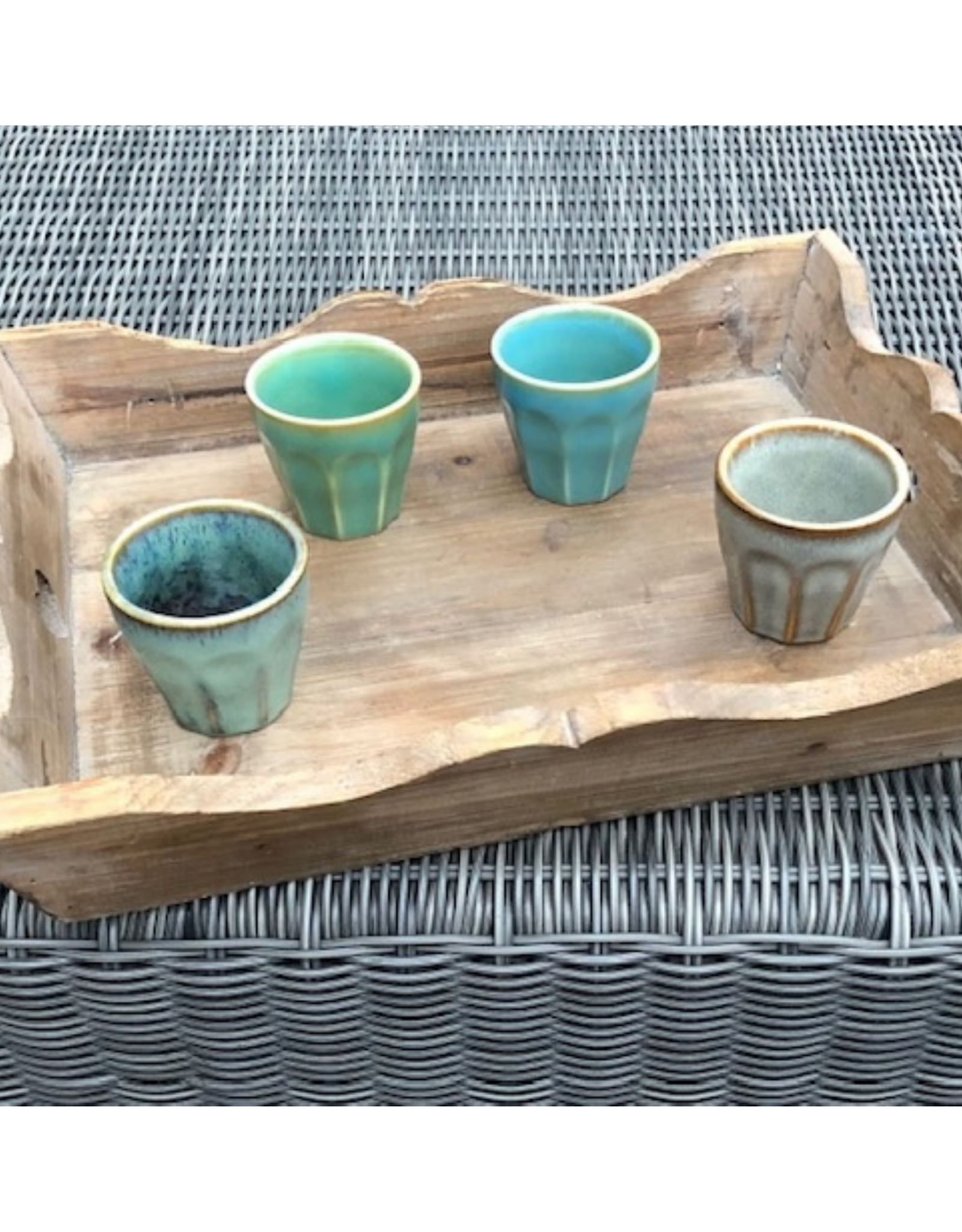 Espresso mokjes  set van vier