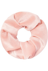 Scrunchie velvet lichtroze