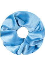 Scrunchie velvet lichtblauw