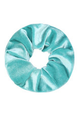 Scrunchie velvet lichtgroen