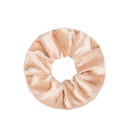 Scrunchie velvet beige