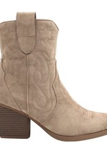 Cowboy laarzen laag beige