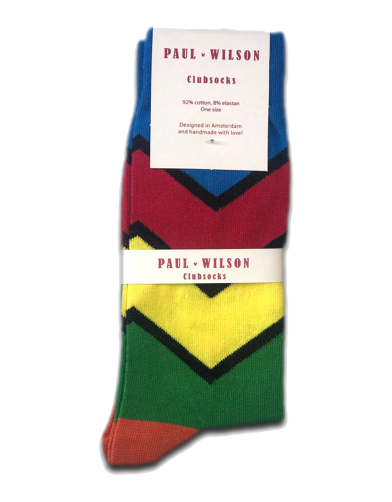 Paul Wilson Herensokken Paul Wilson - Gestreept felgekleurd