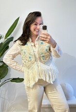 Gilet creme Ibizastijl