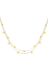 Ketting 2 layers - goud