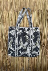 Ibiza shopper -  jungle zwart/wit