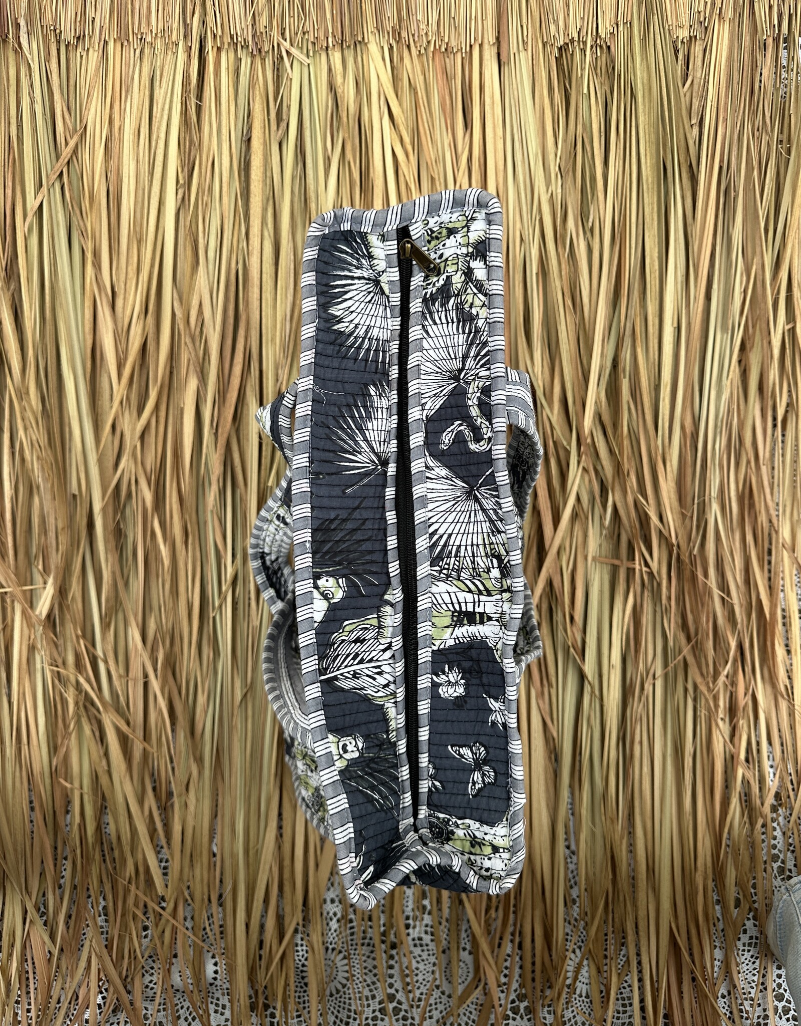 Ibiza shopper -  jungle zwart/wit