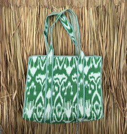 Ibiza shopper -  groen/wit