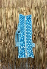 Ibiza shopper - blauw/wit