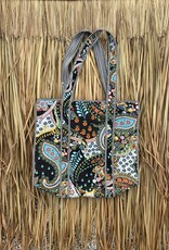 Ibiza shopper - zwart/gekleurd