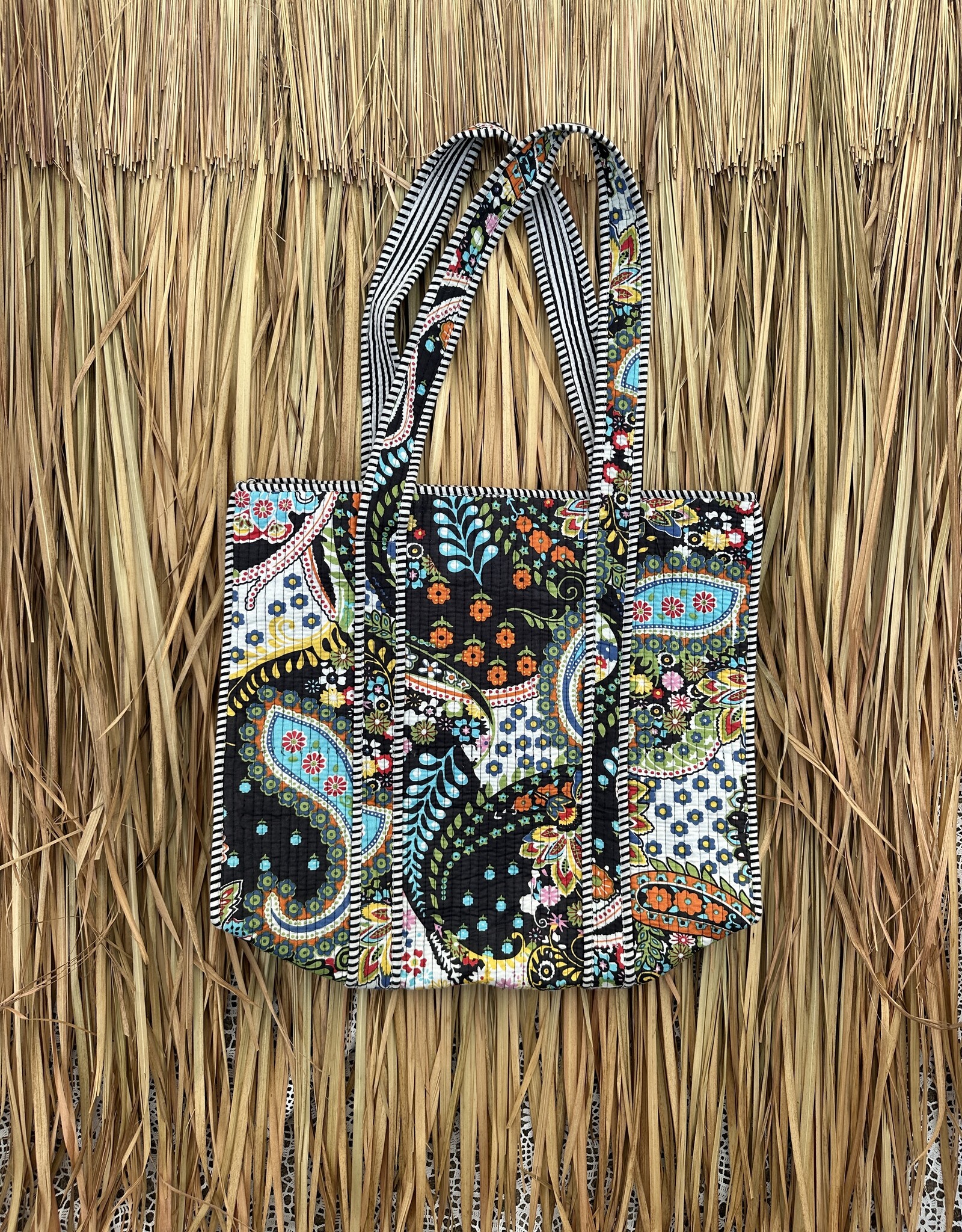 Ibiza shopper - zwart/gekleurd