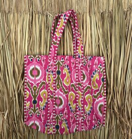 Ibiza shopper -  roze/groen