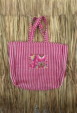 Ibiza shopper -  roze/groen