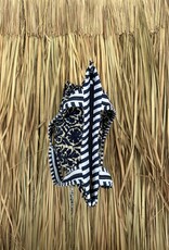 Ibiza tas - blauw/creme
