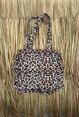 Ibiza tas - panterprint creme