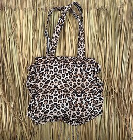 Ibiza tas - panterprint creme