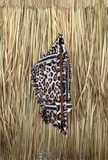 Ibiza tas - panterprint creme