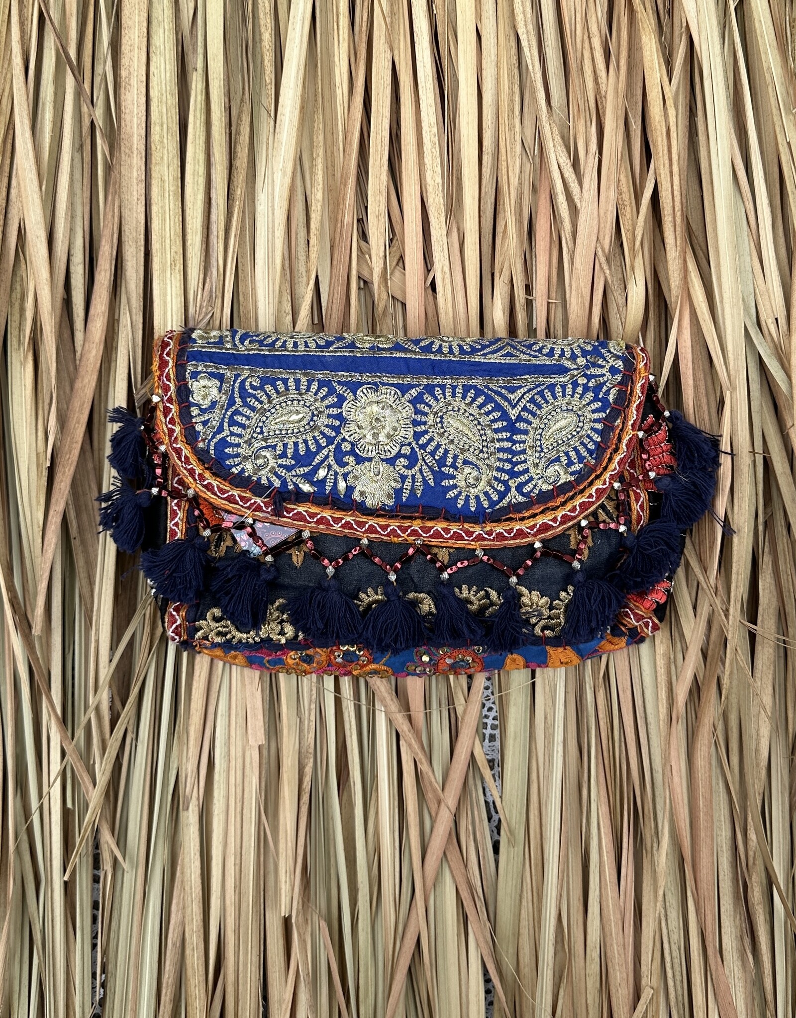 Ibiza tasje klein - donkerblauw