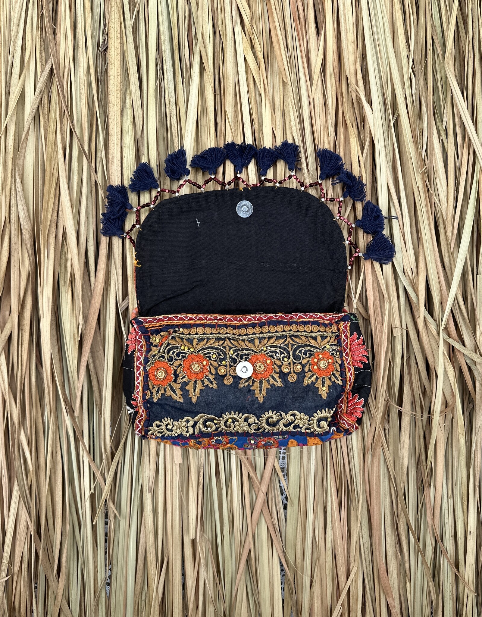 Ibiza tasje klein - donkerblauw