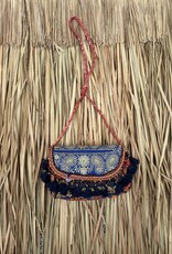 Ibiza tasje klein - donkerblauw