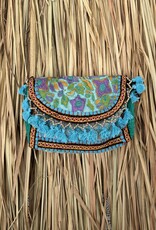 Ibiza tasje klein - felblauw