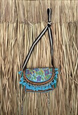 Ibiza tasje klein - felblauw