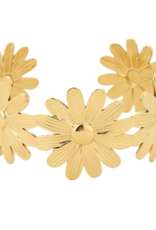 Bangle armband madelief - goud