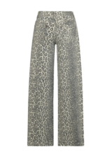 Wide leg jeans panterprint - extra lang