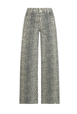 Wide leg jeans panterprint - extra lang