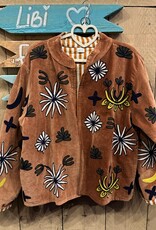 Suzani velvet jasje – camel panters