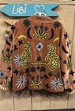 Suzani velvet jasje – camel panters