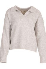 Trui v-hals - lichtgrijs