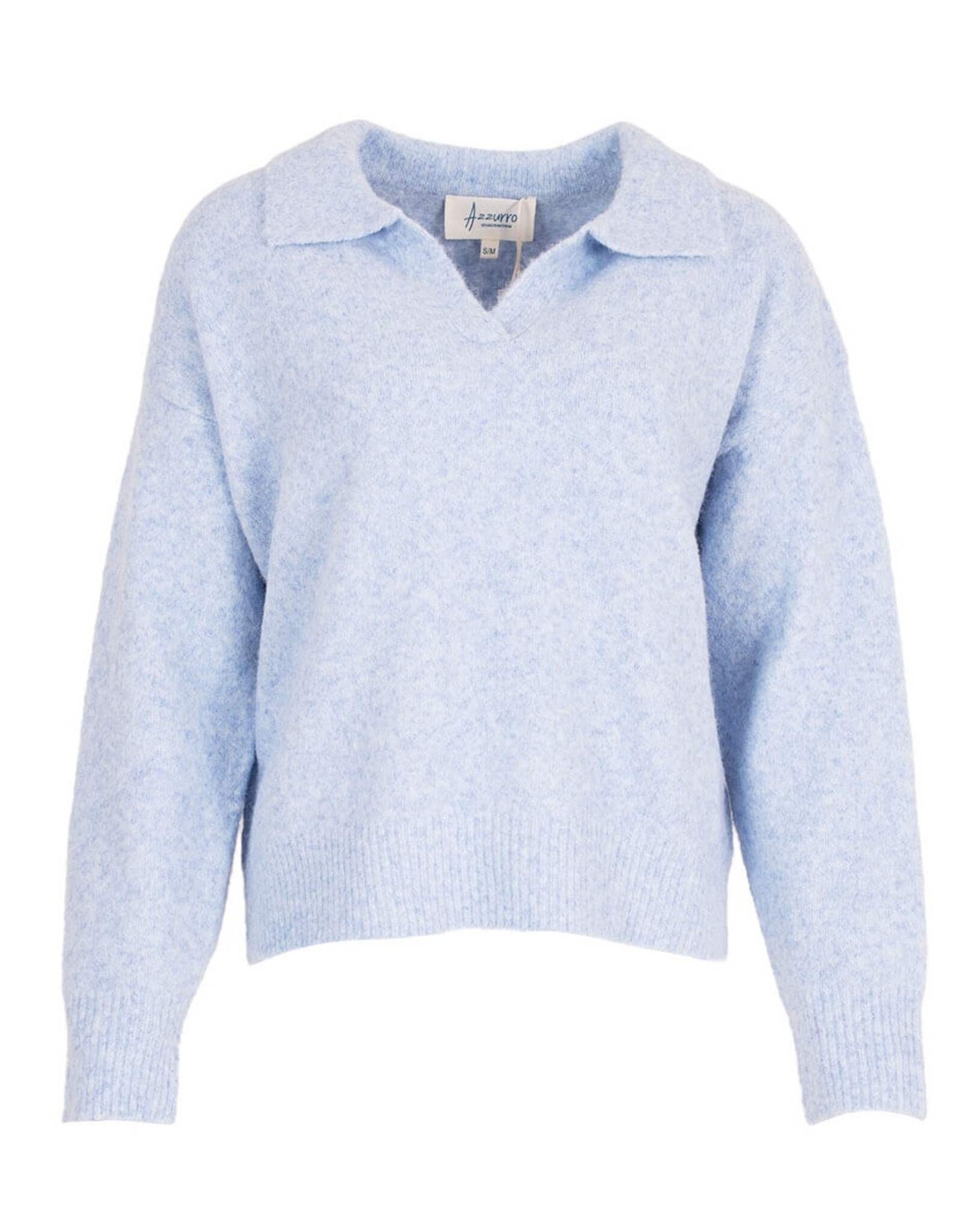 Trui v-hals - lichtblauw