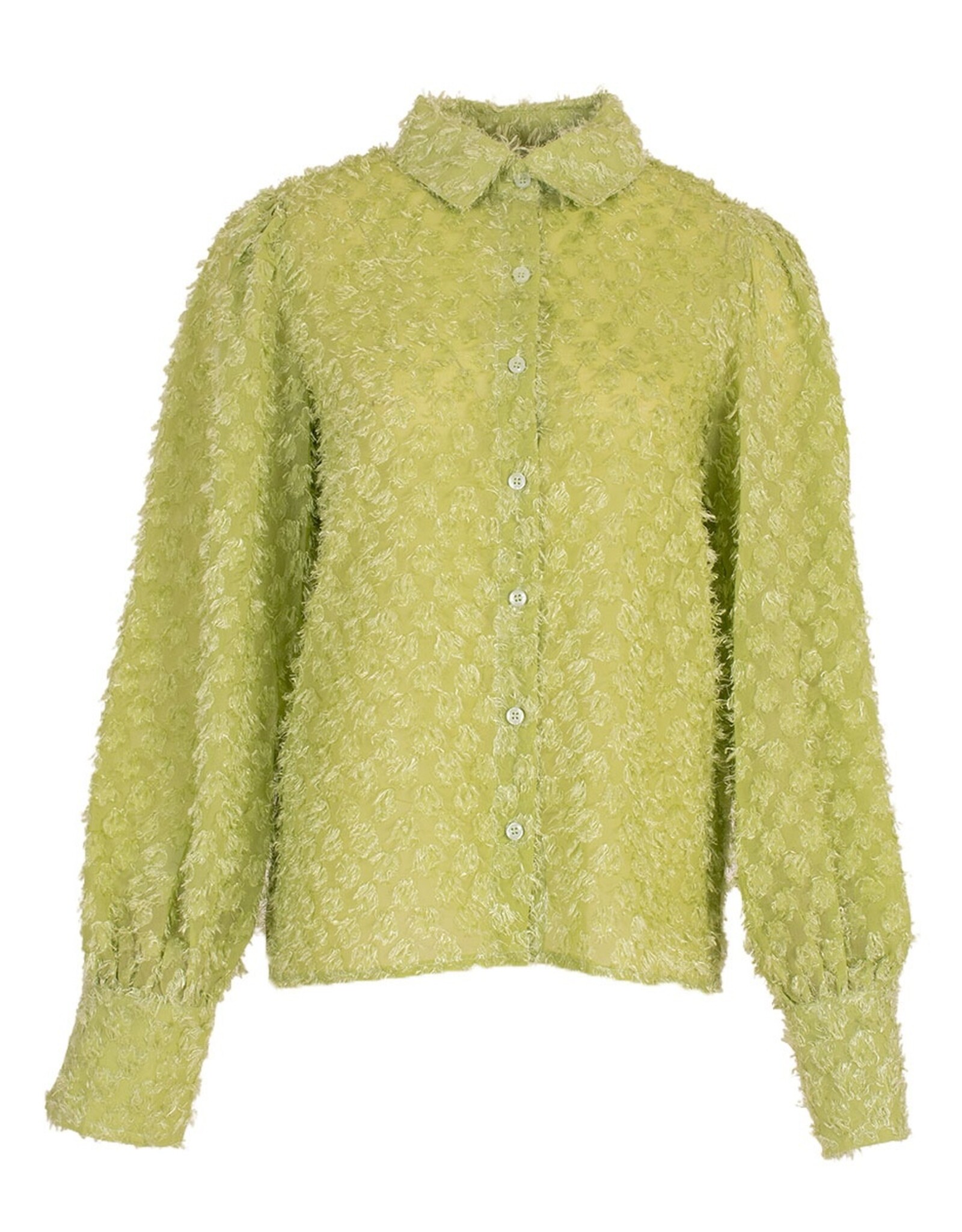 Blouse vlokjes - groen