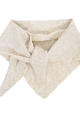 Driehoekig sjaaltje gebreid - beige