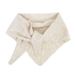 Driehoekig sjaaltje gebreid - beige
