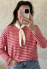 Gestreept shirt - roze/rood