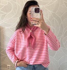 Gestreept shirt - lichtroze/roze