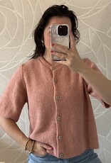 Vestje korte mouw - oud roze