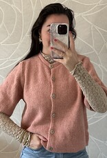 Vestje korte mouw - oud roze