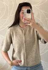Vestje korte mouw - beige
